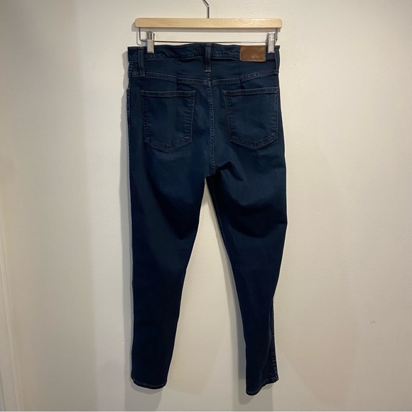 Madewell Dark Wash 10” High Rise Skinny Denim Blue Jeans Women’s 29x28 - Picture 2 of 15